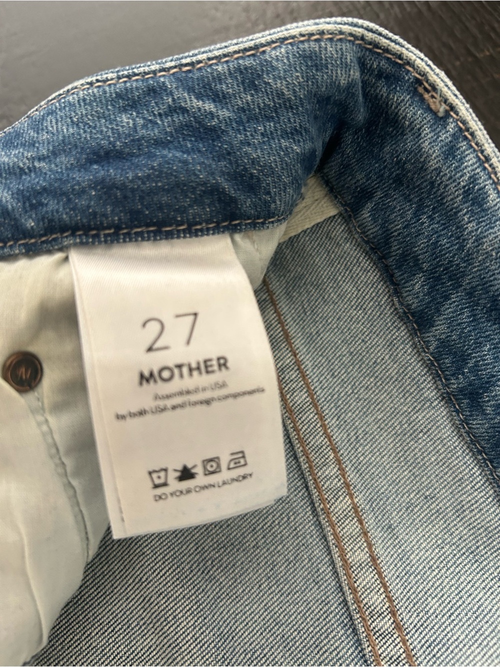 MOTHER high waisted looker crop lets kick it - Picture 4 of 8